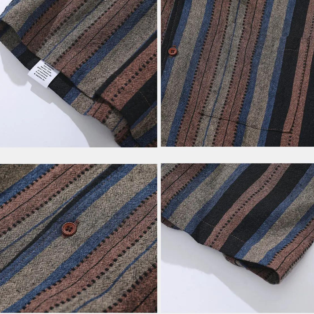 Camisa Colton de Cuello Campestre