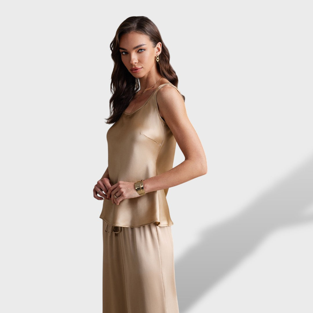 Clara | Pijama pierna ancha mujer