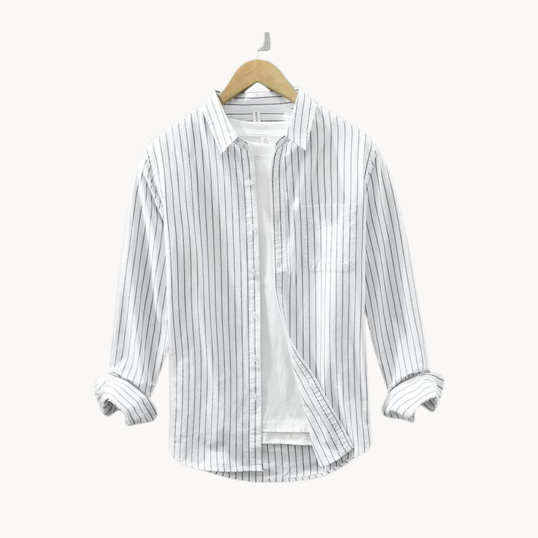 Camisa Ciro de Algodón con Rayas
