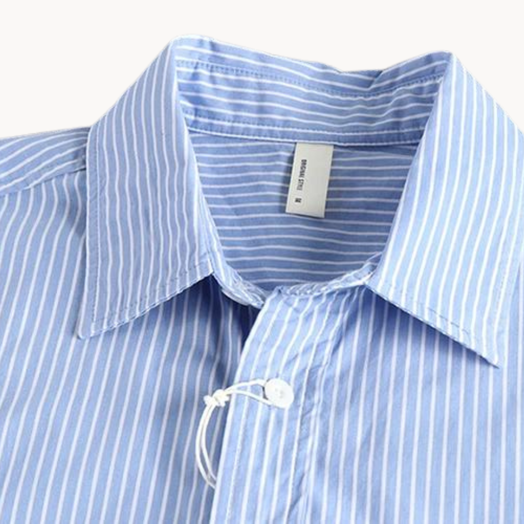 Camisa Gael de Manga Corta con Cuello