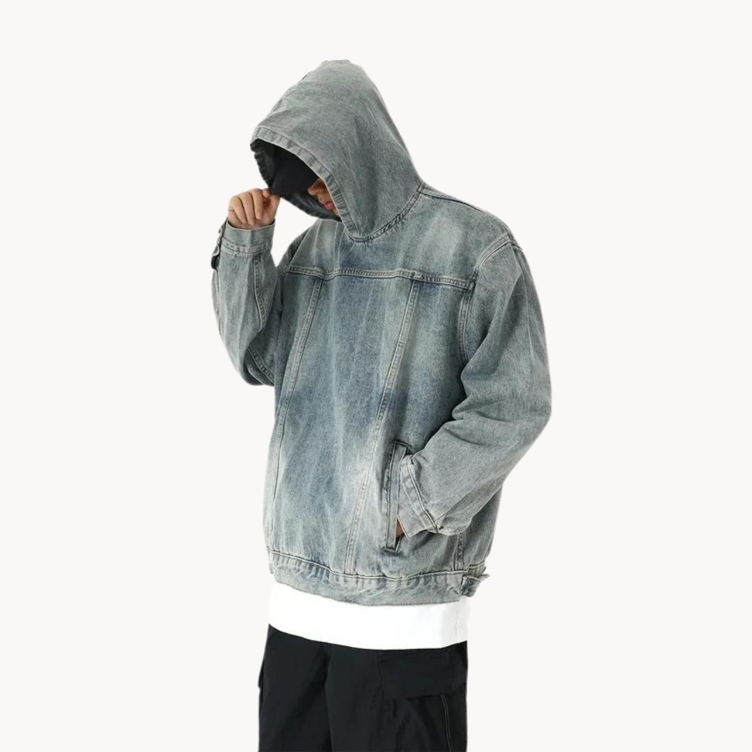 Sudadera con Capucha Vantage Denim