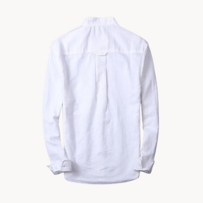 Camisa Reed de lino y algodón