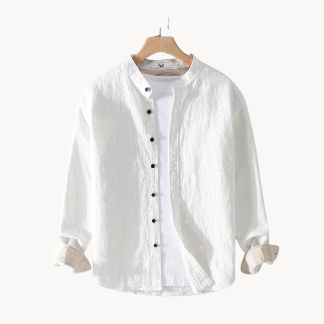 Camisa Artisan de Lino Manga Larga