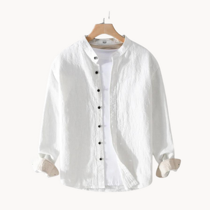 Camisa Artisan de Lino Manga Larga