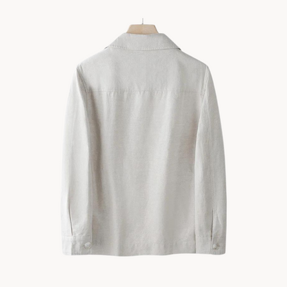 Chaqueta de algodón y lino Ewan