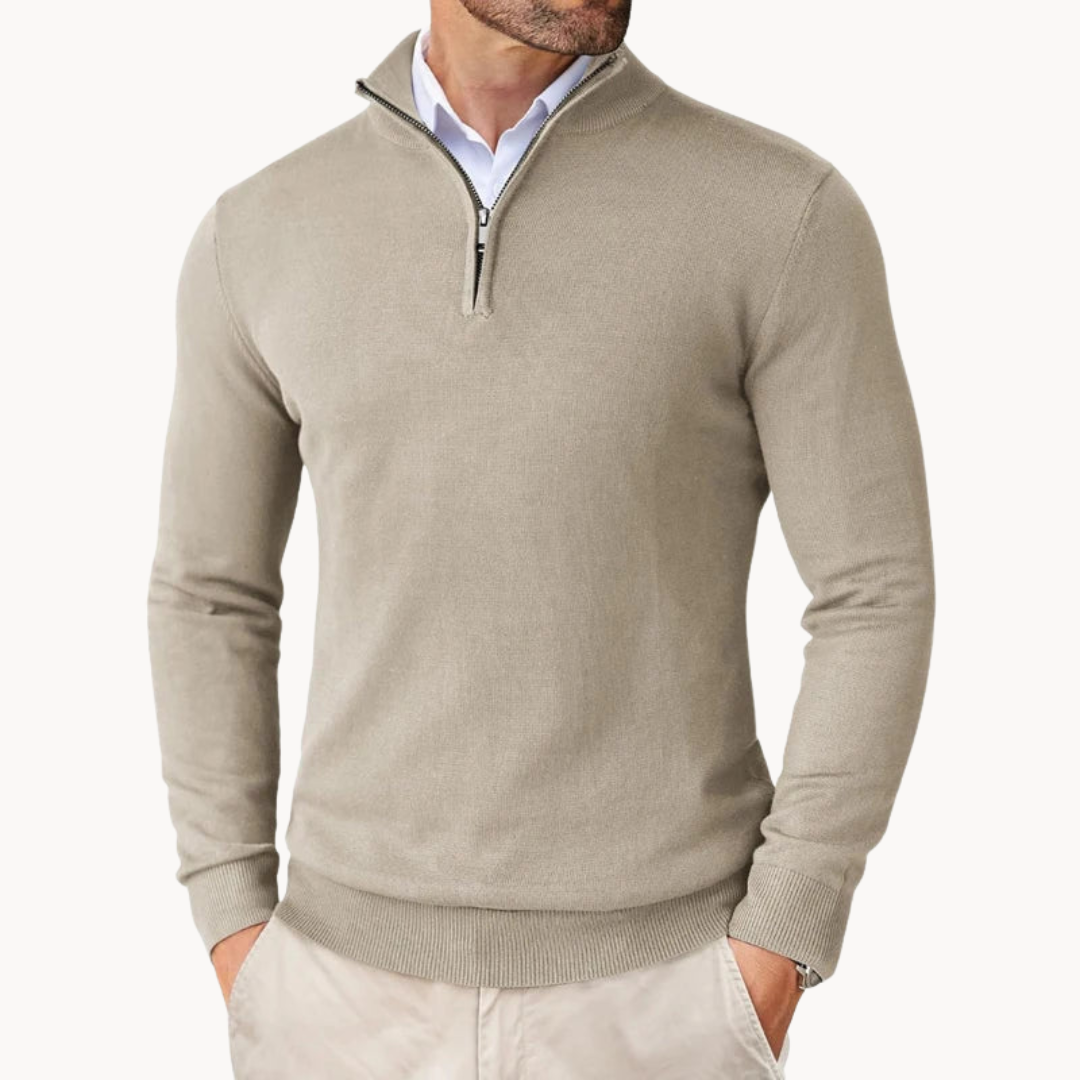 Suéter Alden con Cuello y Cremallera