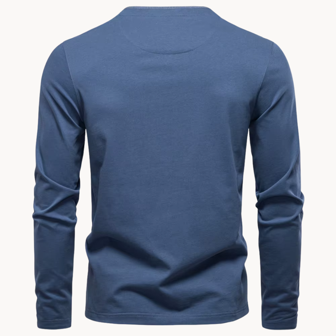 Camisa Henley Owen de Algodón