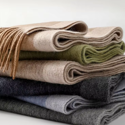 Sloane Wool ScarfBlack Cream