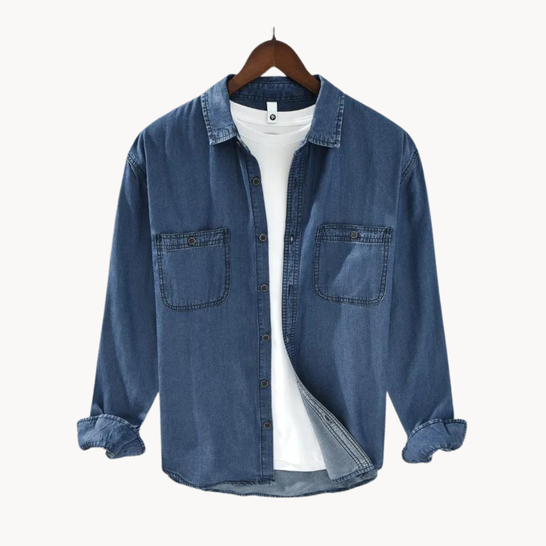 Camisa Frontier de Chambray en Algodón