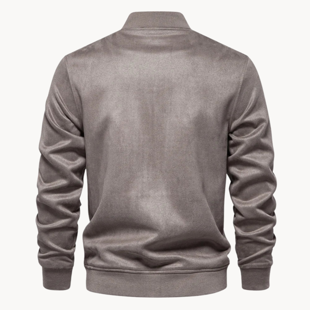 Chaqueta Bomber Baldo de Gamuza