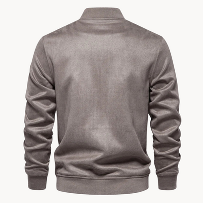 Chaqueta Bomber Baldo de Gamuza