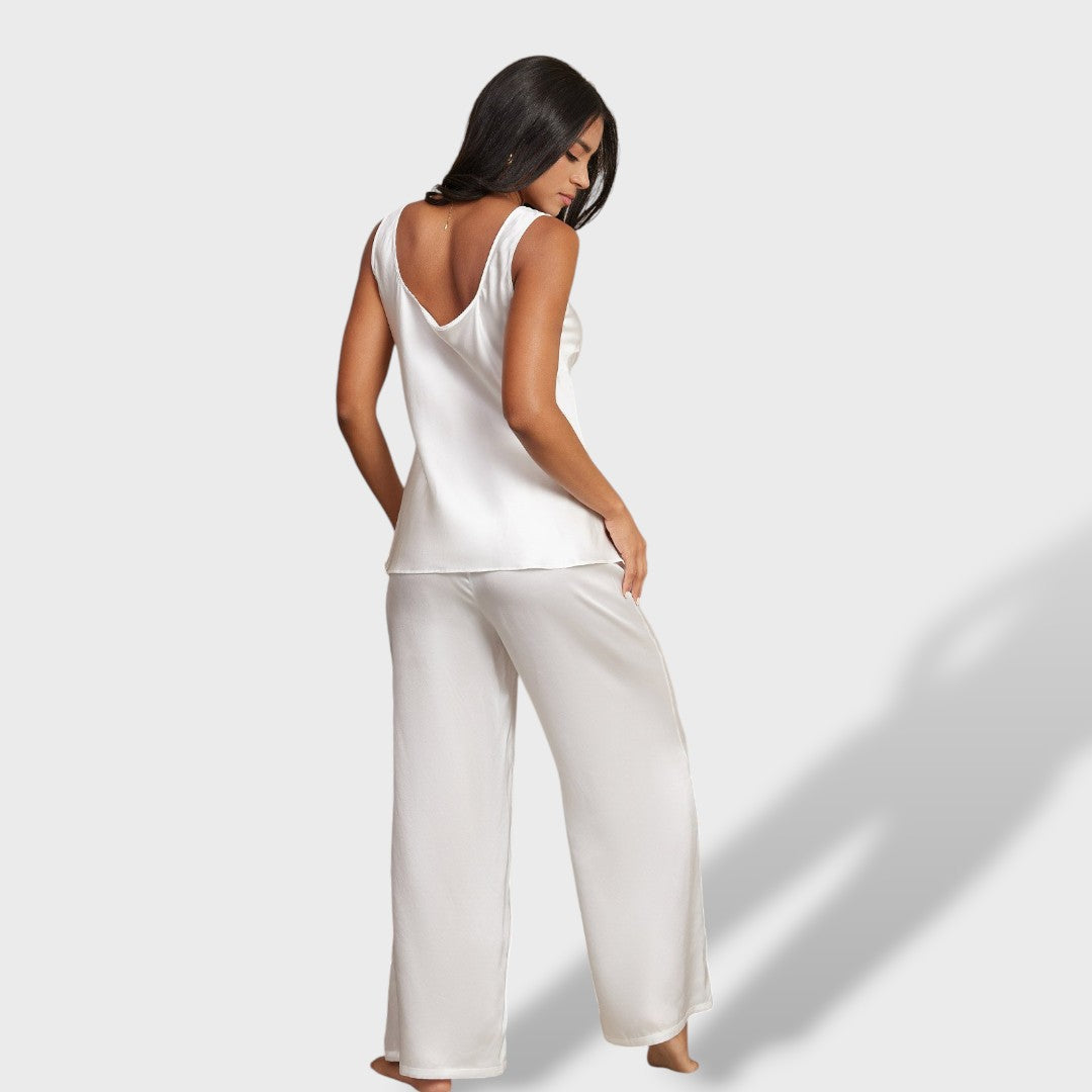 Clara | Pijama pierna ancha mujer