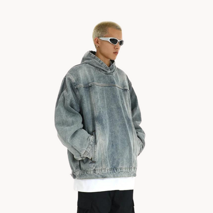 Sudadera con Capucha Vantage Denim