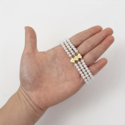 Pulsera chic con inicial de corazón (A–Z)