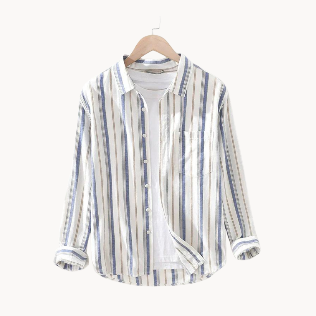 Camisa Tideway de lino y algodón