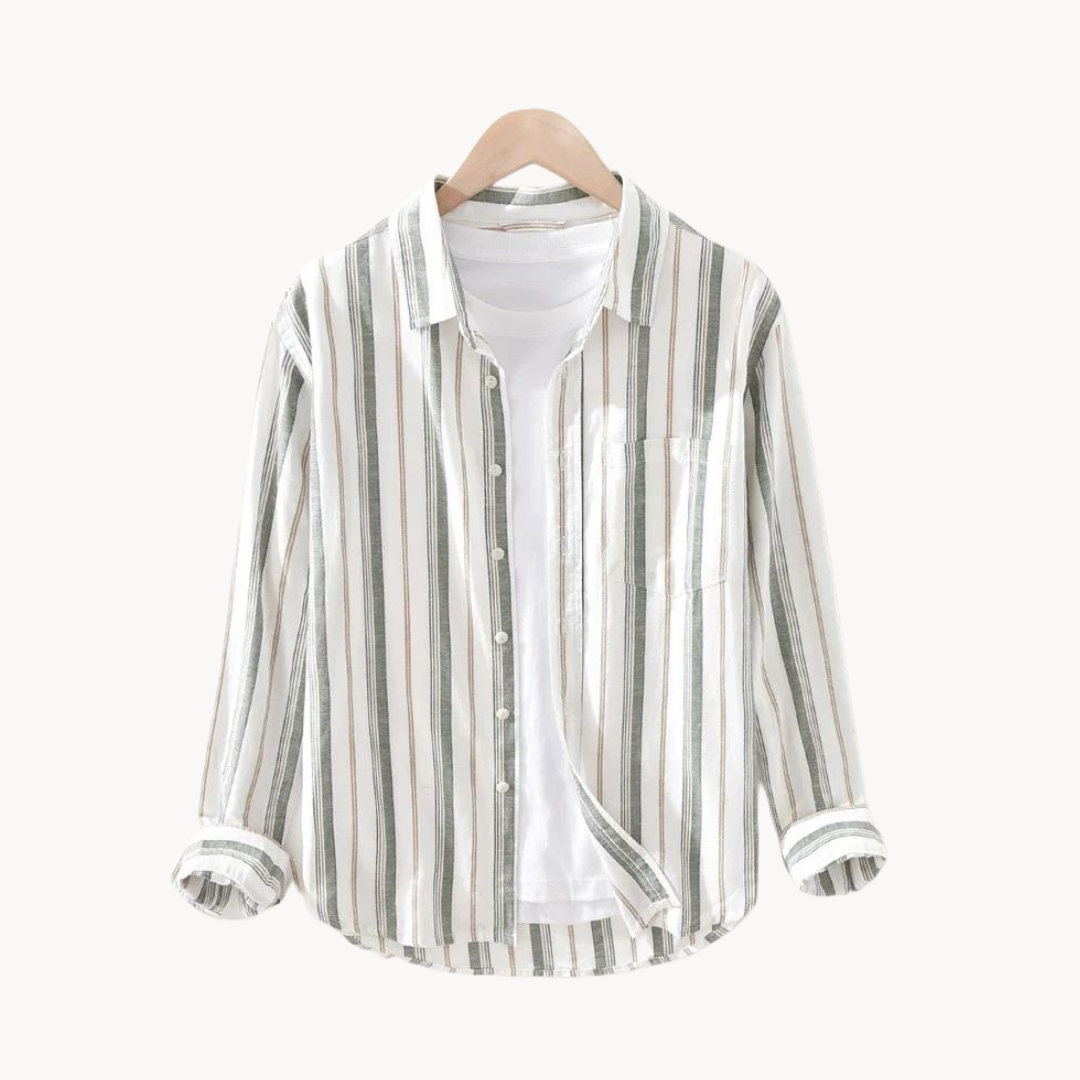 Camisa Tideway de lino y algodón