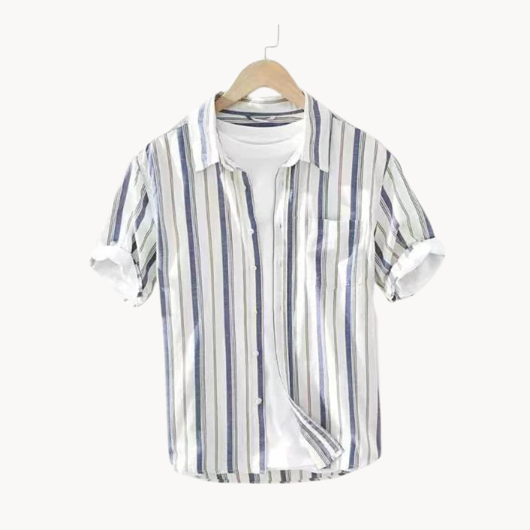 Camisa Tideway de lino y algodón