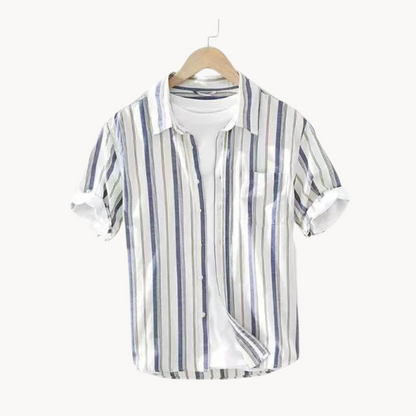 Camisa Tideway de lino y algodón