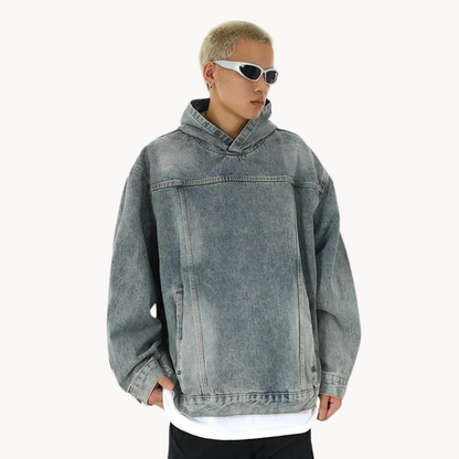 Sudadera con Capucha Vantage Denim