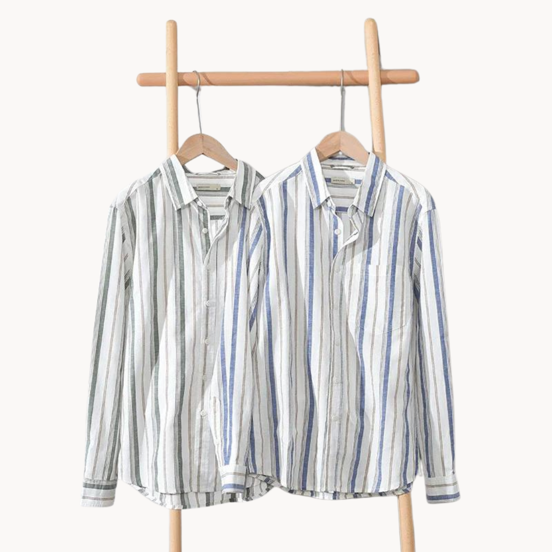 Camisa Tideway de lino y algodón