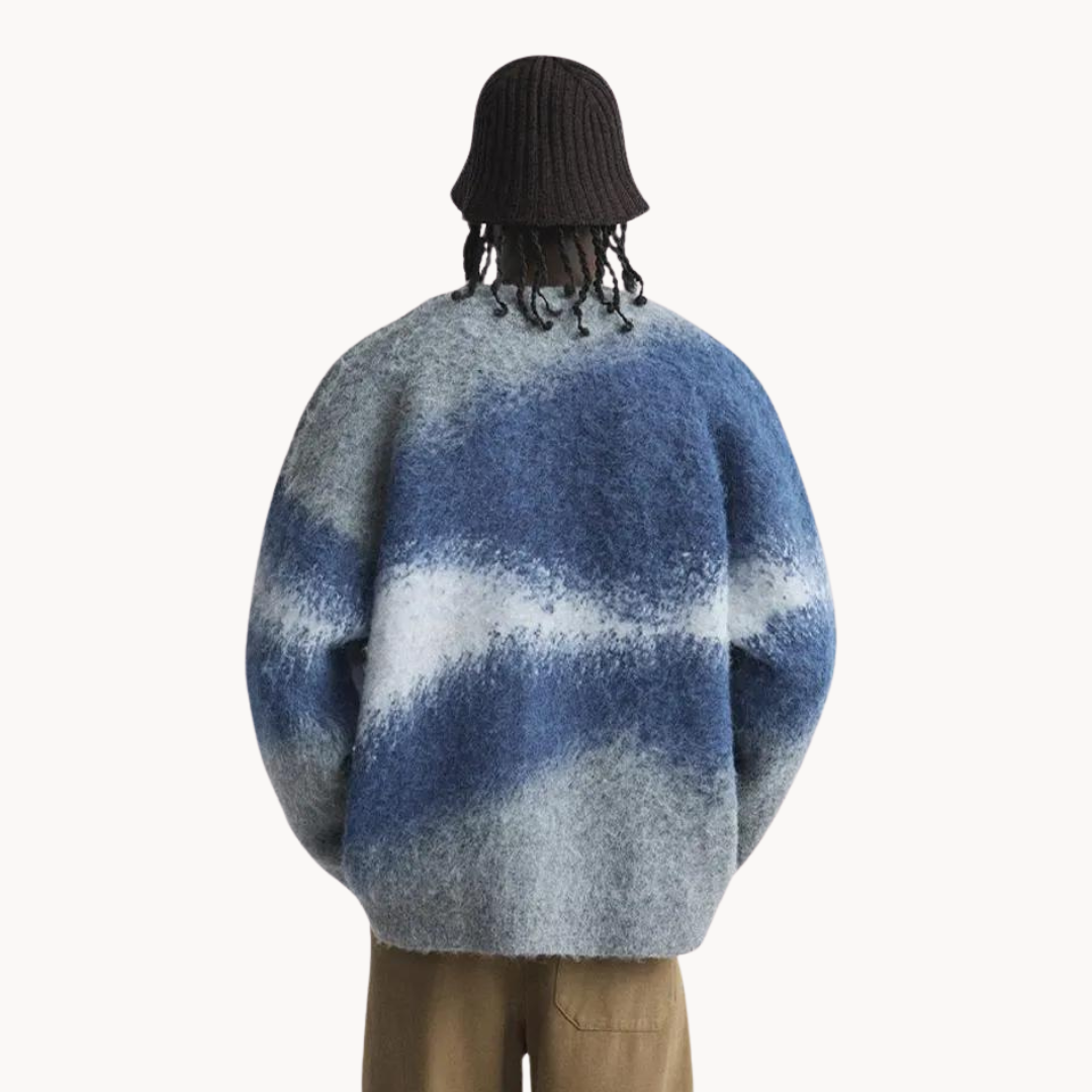 Cárdigan Pias Tie Dye