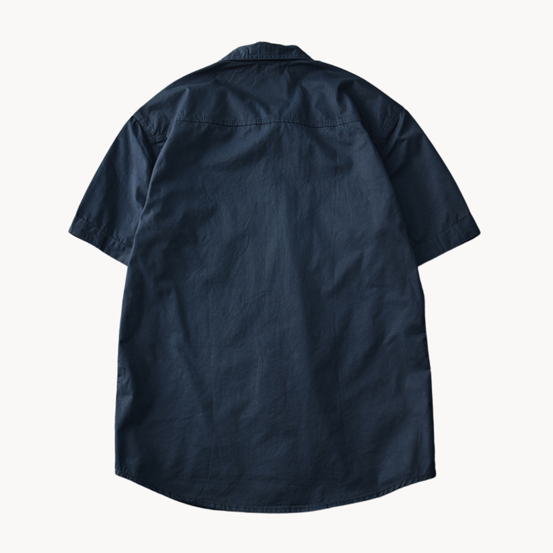 Camisa Frontier de Manga Corta en Algodón