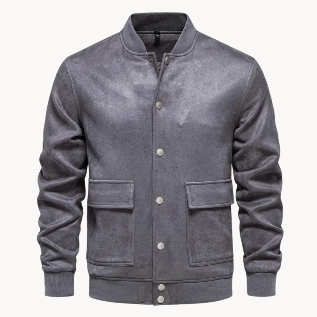 Chaqueta Bomber Baldo de Gamuza