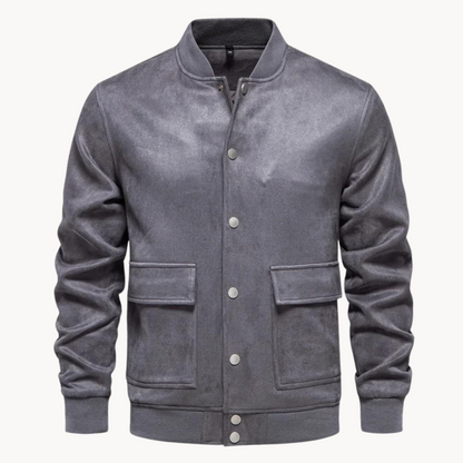 Chaqueta Bomber Baldo de Gamuza
