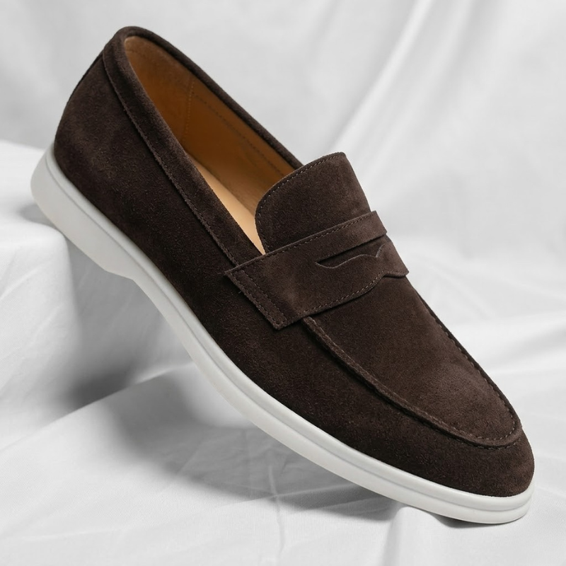 Florence – Mocasines de Ante para hombre en color Arena