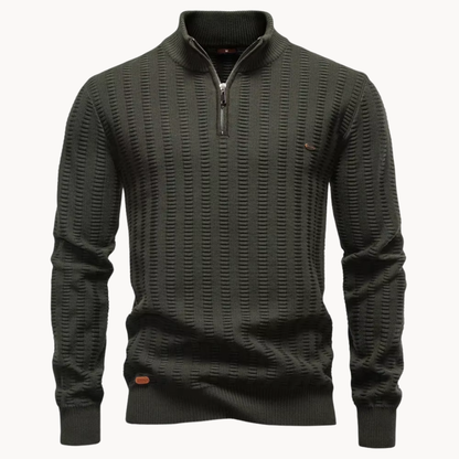 Suéter Barrett con Cuello y Cremallera