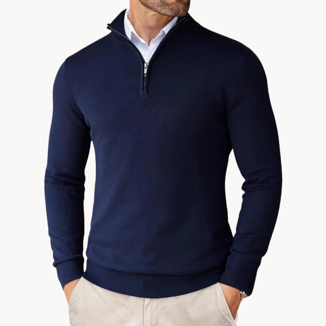 Suéter Alden con Cuello y Cremallera