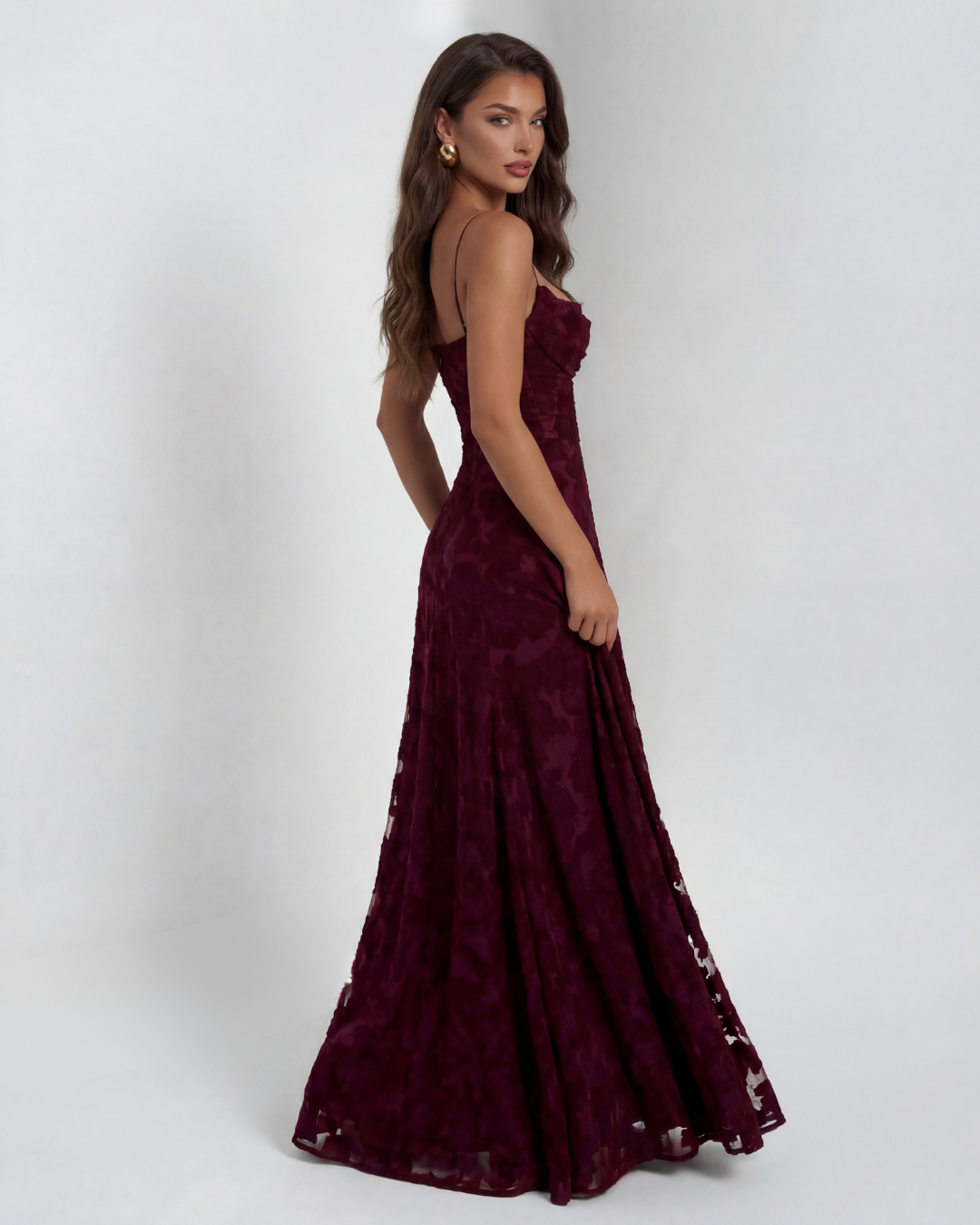 Sofia - Blush Floral Maxi Dress
