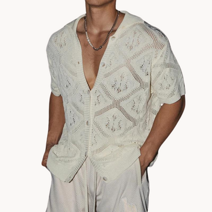 Camisa Tidal de punto crochet