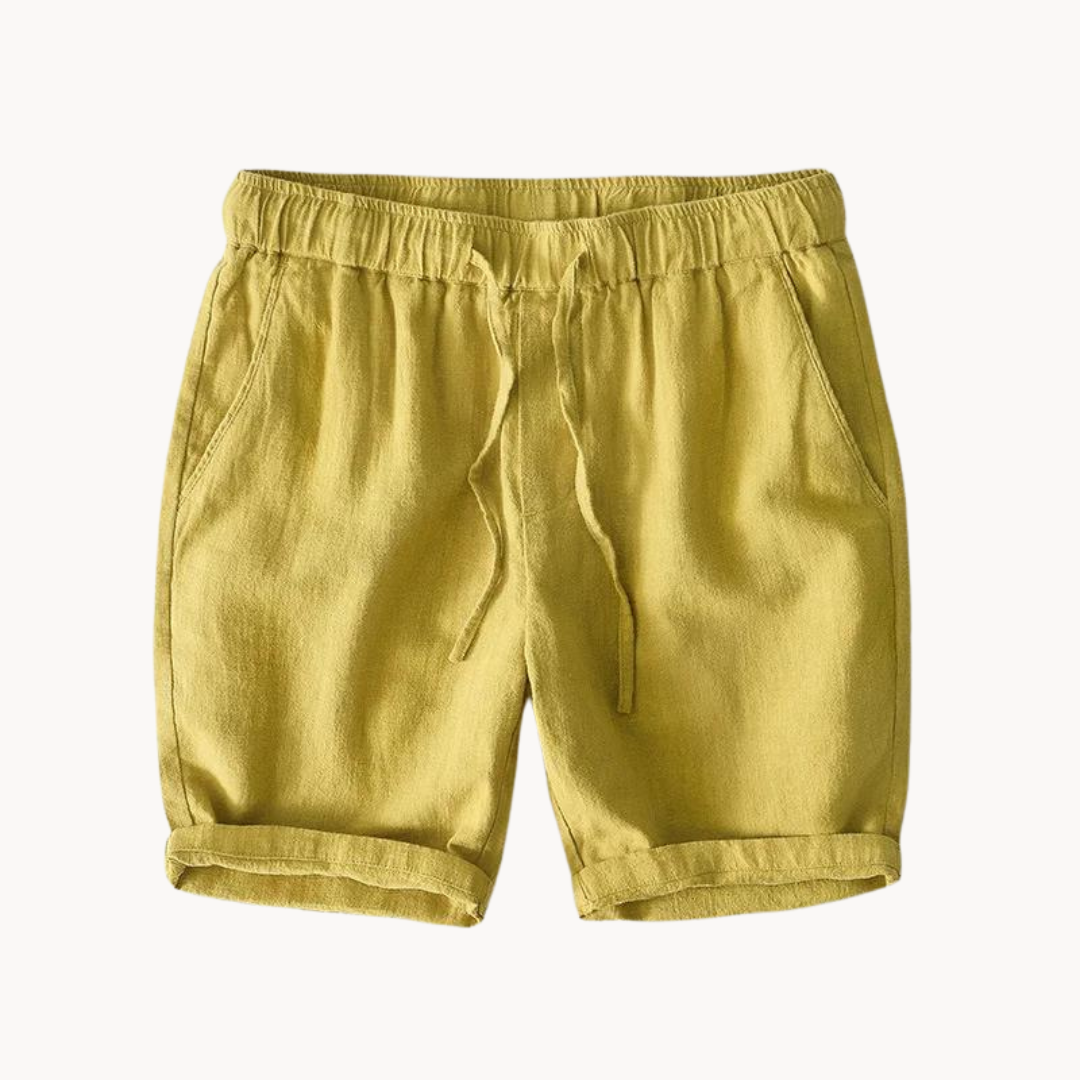Short Kasimir de Algodón y Lino