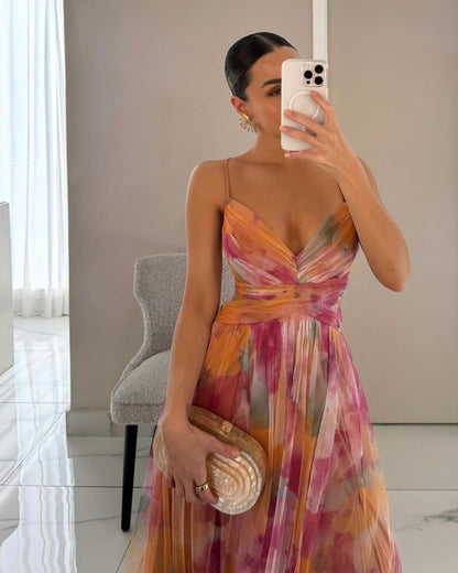 LUNA BELLUCCI | Vestido Maxi Elegancia Floral (EDICIÓN LIMITADA)