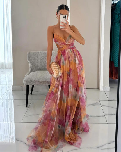 LUNA BELLUCCI | Vestido Maxi Elegancia Floral (EDICIÓN LIMITADA)