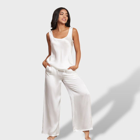 Clara | Pijama pierna ancha mujer