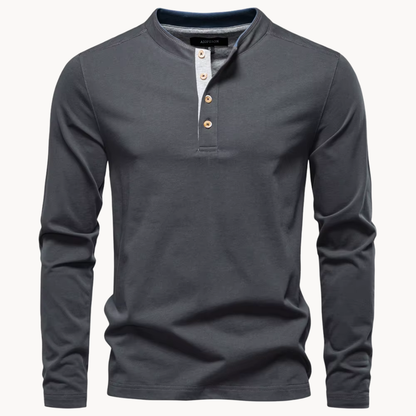 Camisa Henley Owen de Algodón