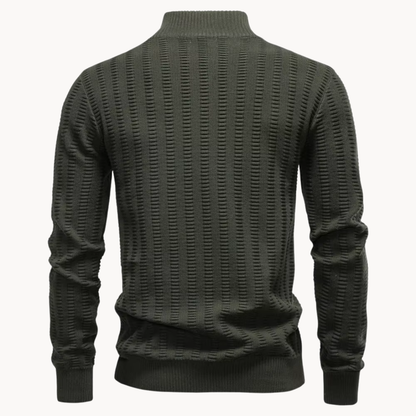 Suéter Barrett con Cuello y Cremallera