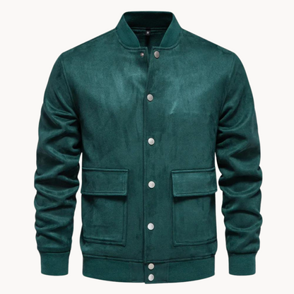 Chaqueta Bomber Baldo de Gamuza
