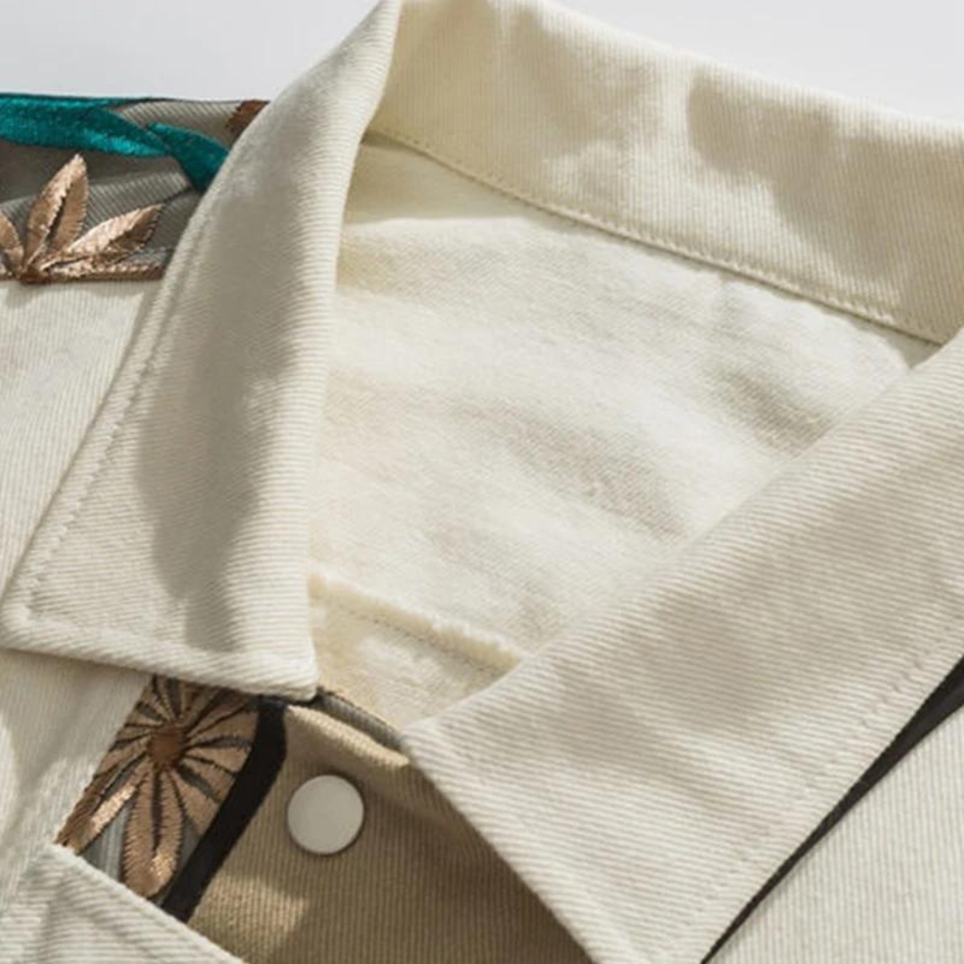 Chaqueta Astrale Bordada con Flores