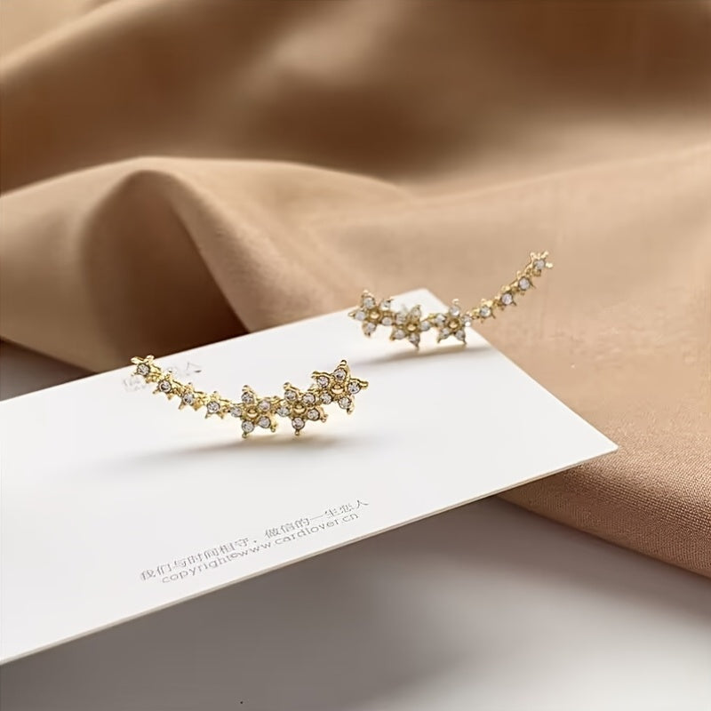 Pendientes de flores atemporales