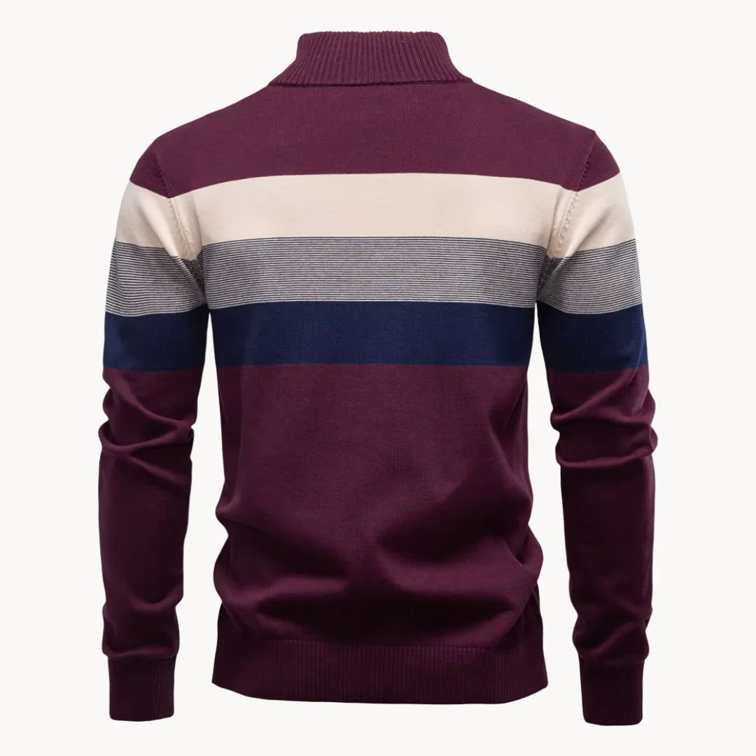 Suéter con cremallera Burk Quarter Zip