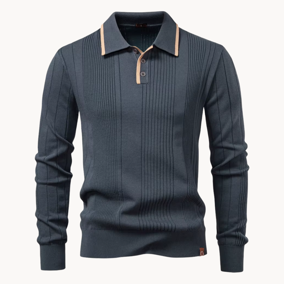 Polo de Punto Fletcher con Botones