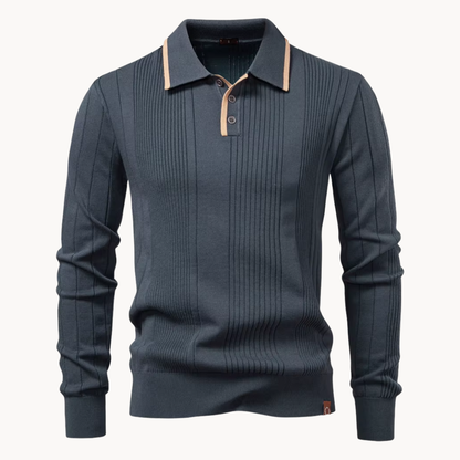 Polo de Punto Fletcher con Botones