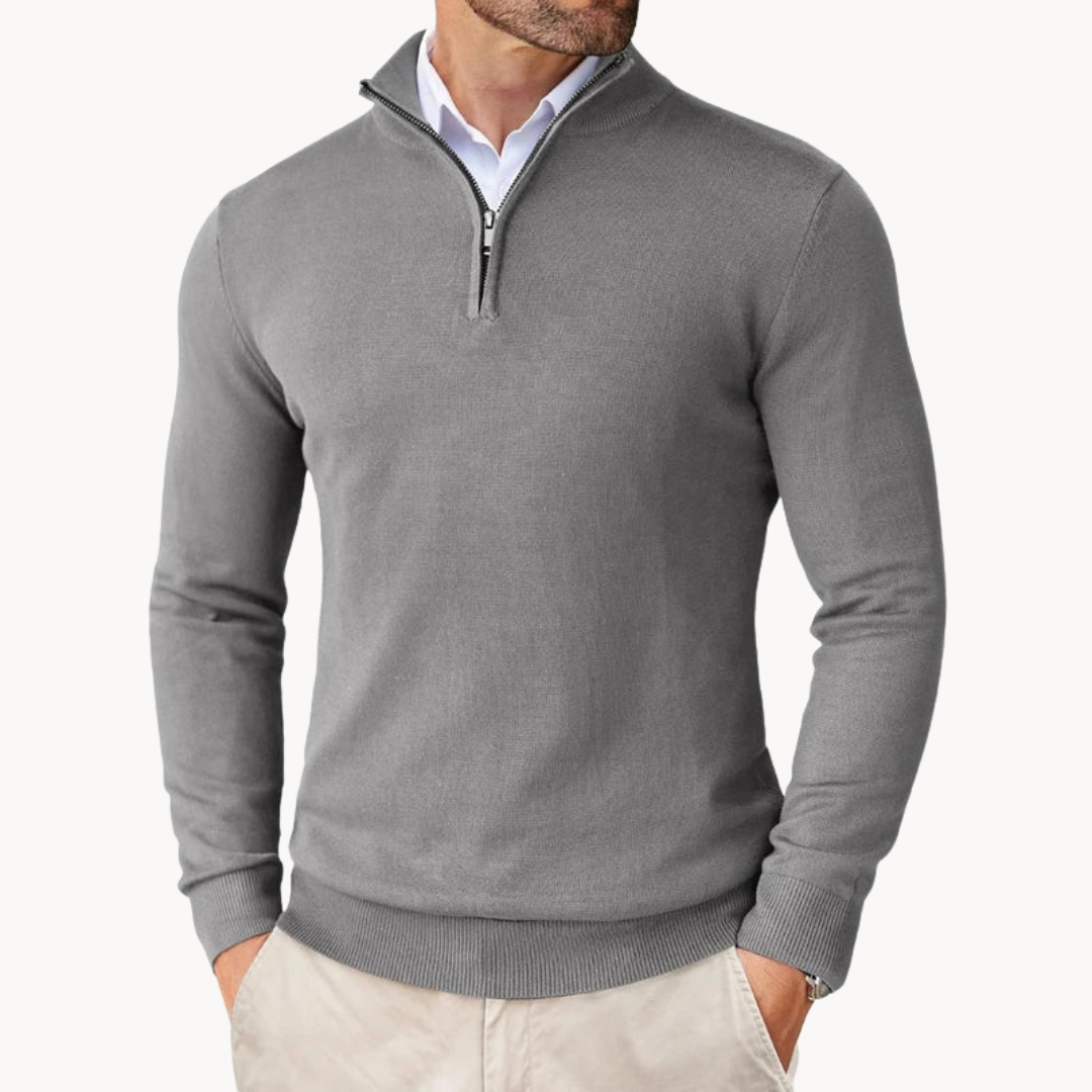 Suéter Alden con Cuello y Cremallera