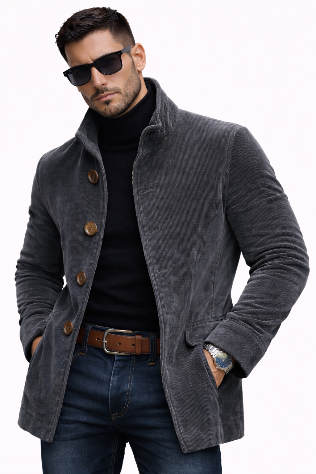 ROBERTO™ | CHAQUETA DE ALGODÓN EN CANALÉ