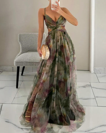 LUNA BELLUCCI | Vestido Maxi Elegancia Floral (EDICIÓN LIMITADA)
