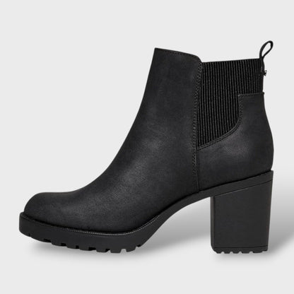 Botines de Tacón Bloque Clásicos Mujer