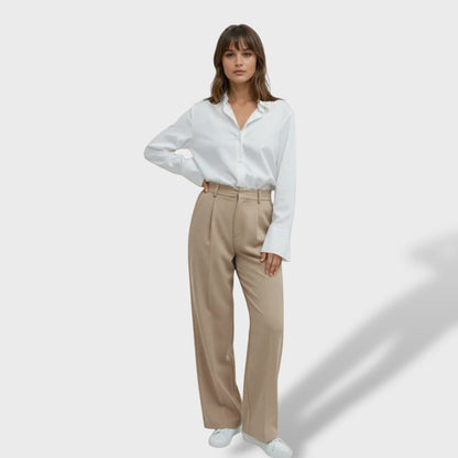 Isabel Pantalones Altos Elegantes